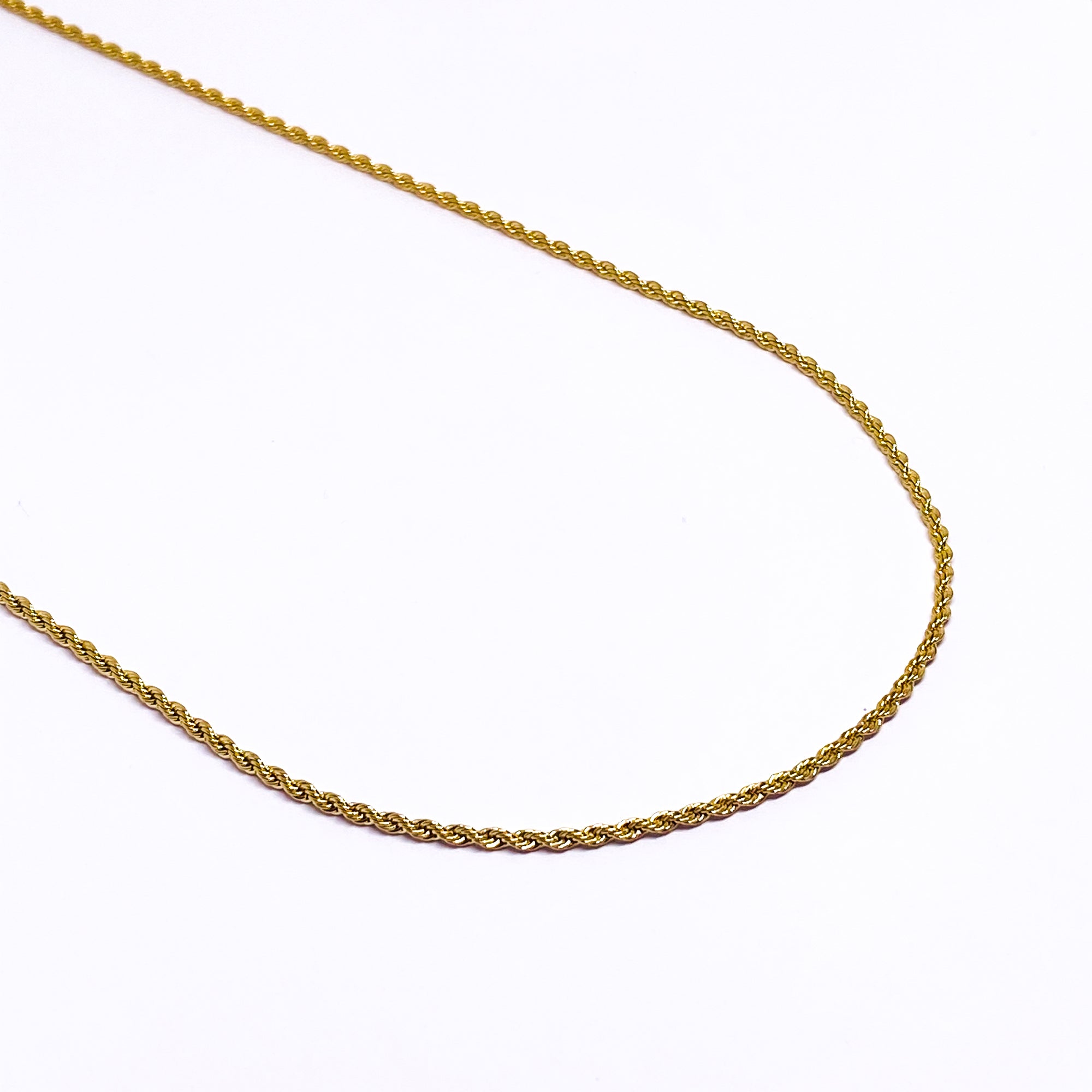 2mm Rope Chain - Gold
