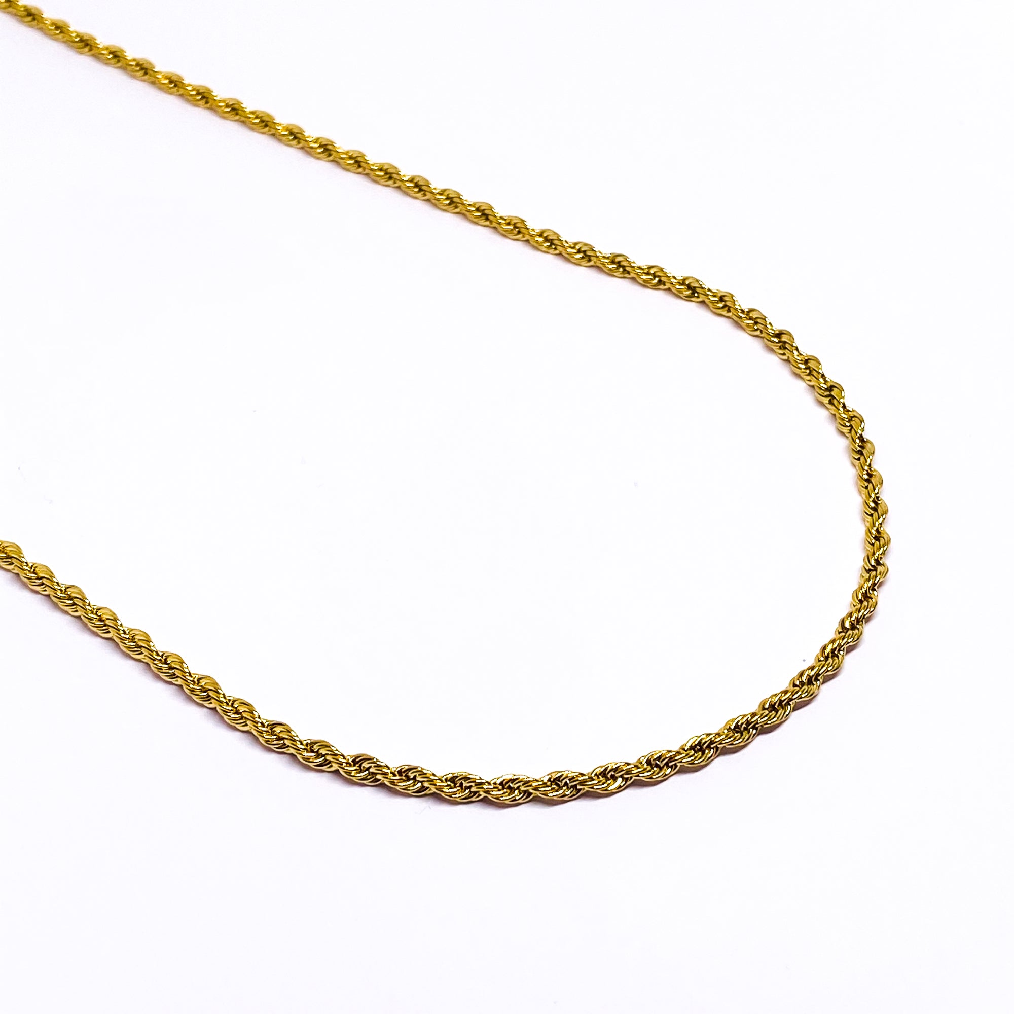 3mm Rope Chain - Gold