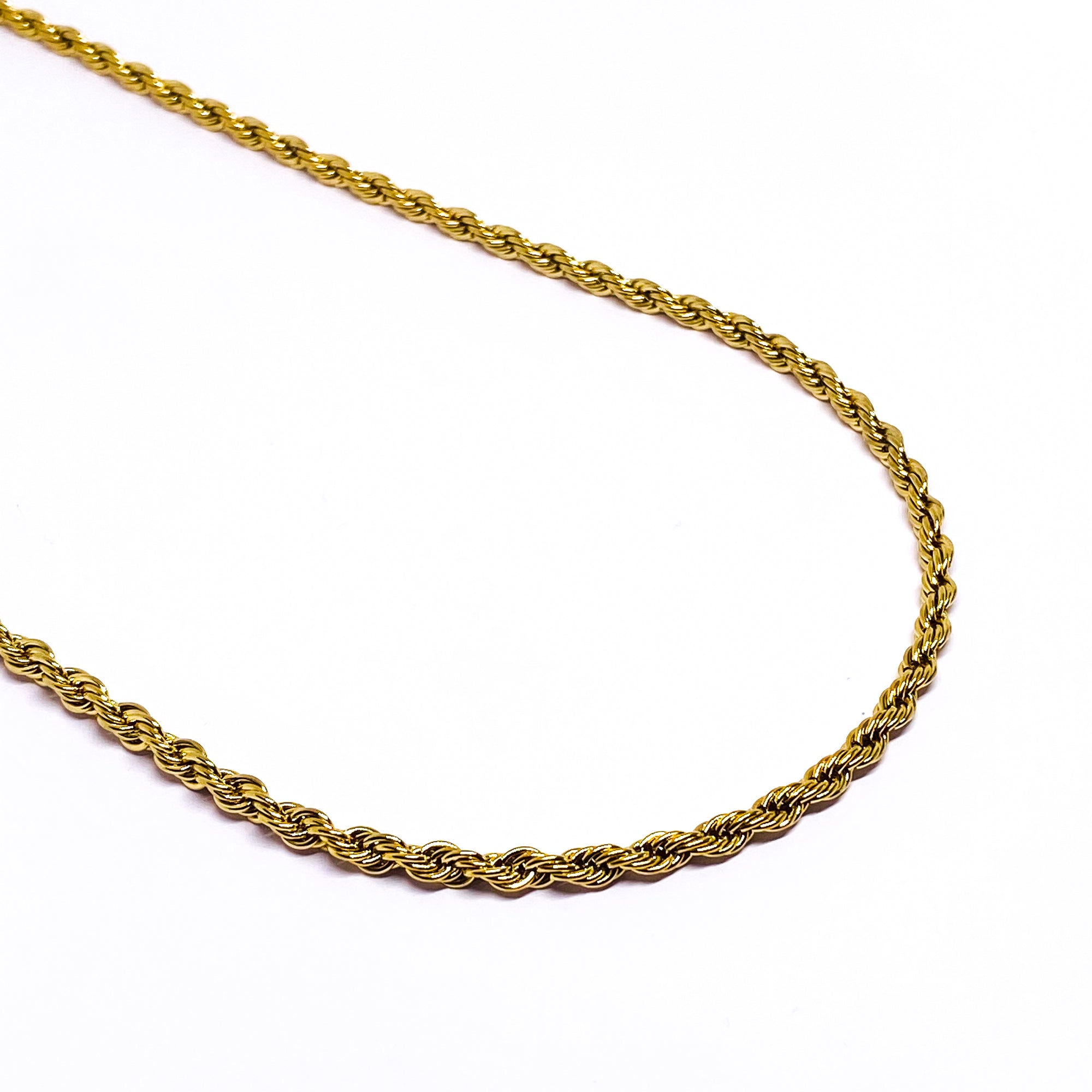 4mm Rope Chain - Gold