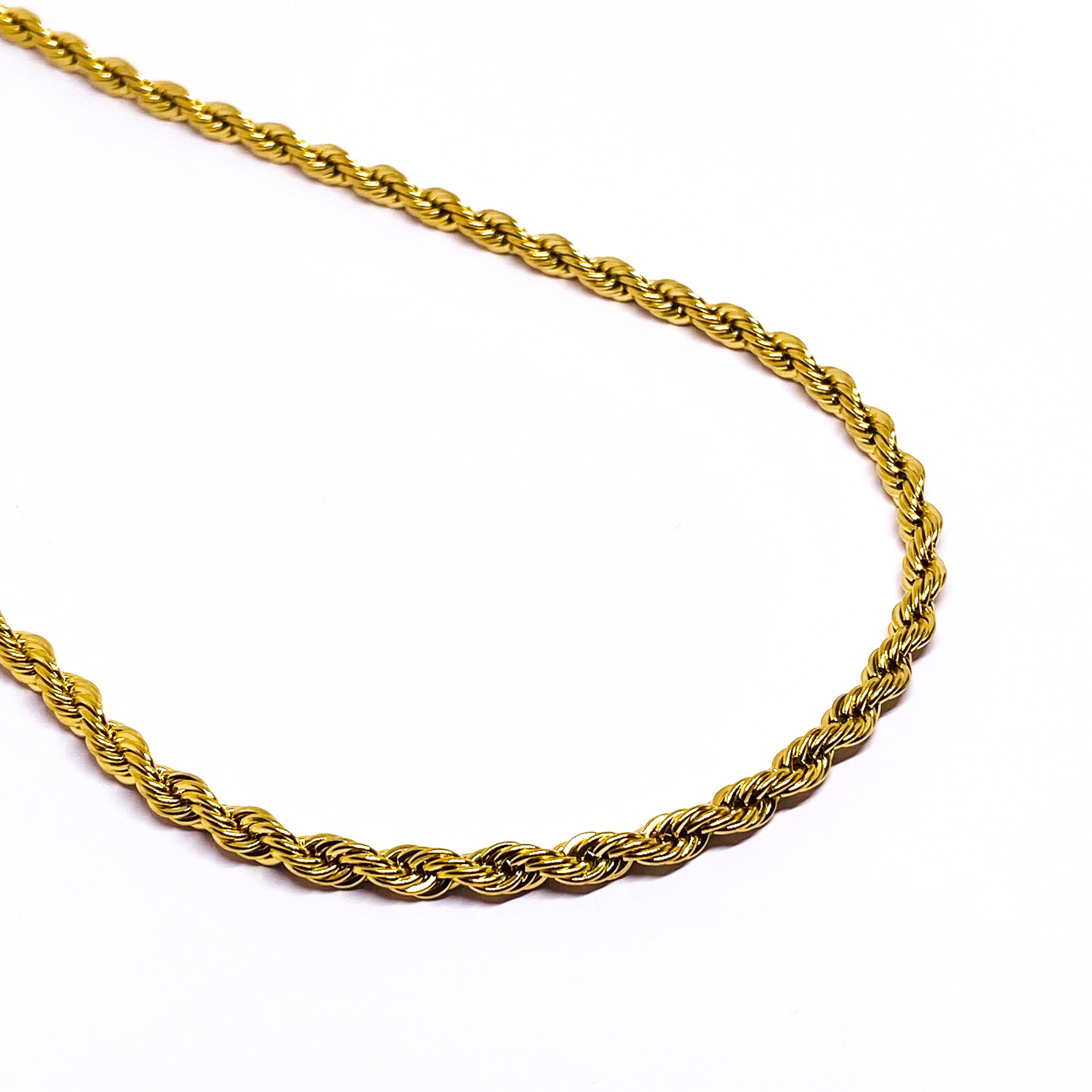 5mm Rope Chain - Gold