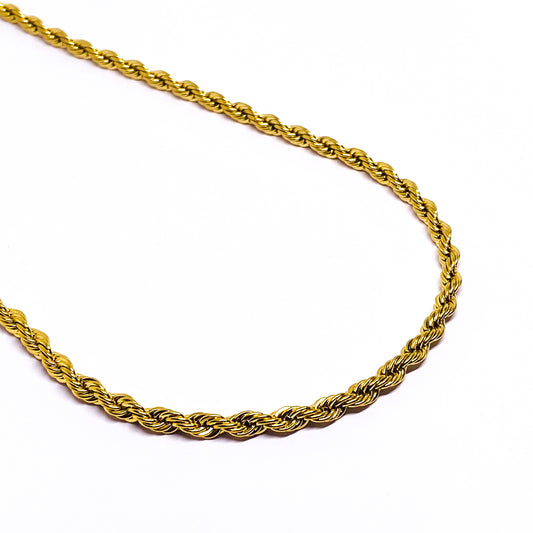 5mm Rope Chain - Gold