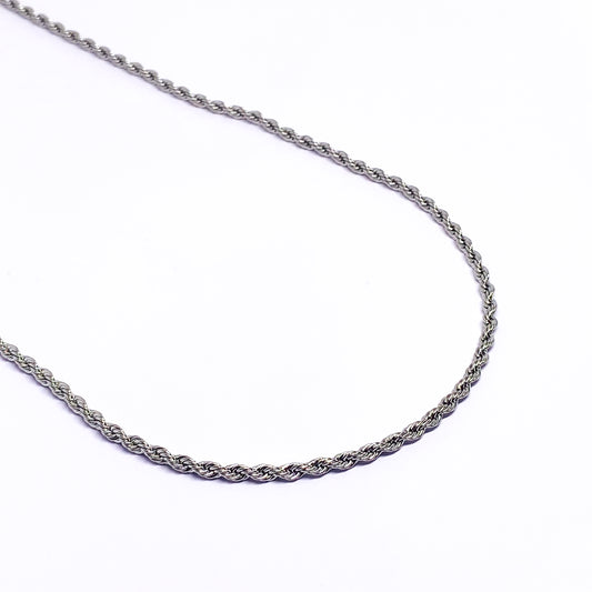 3mm Rope Chain - Silver