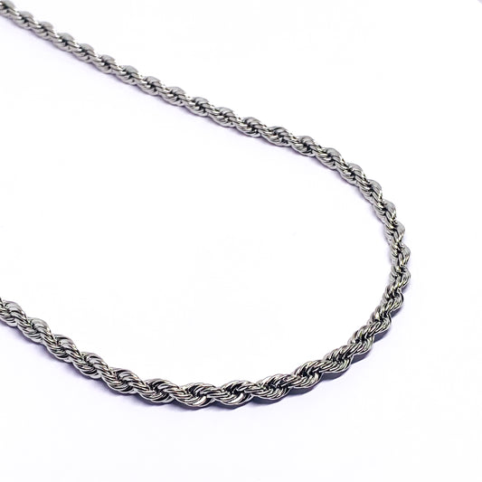5mm Rope Chain - Silver