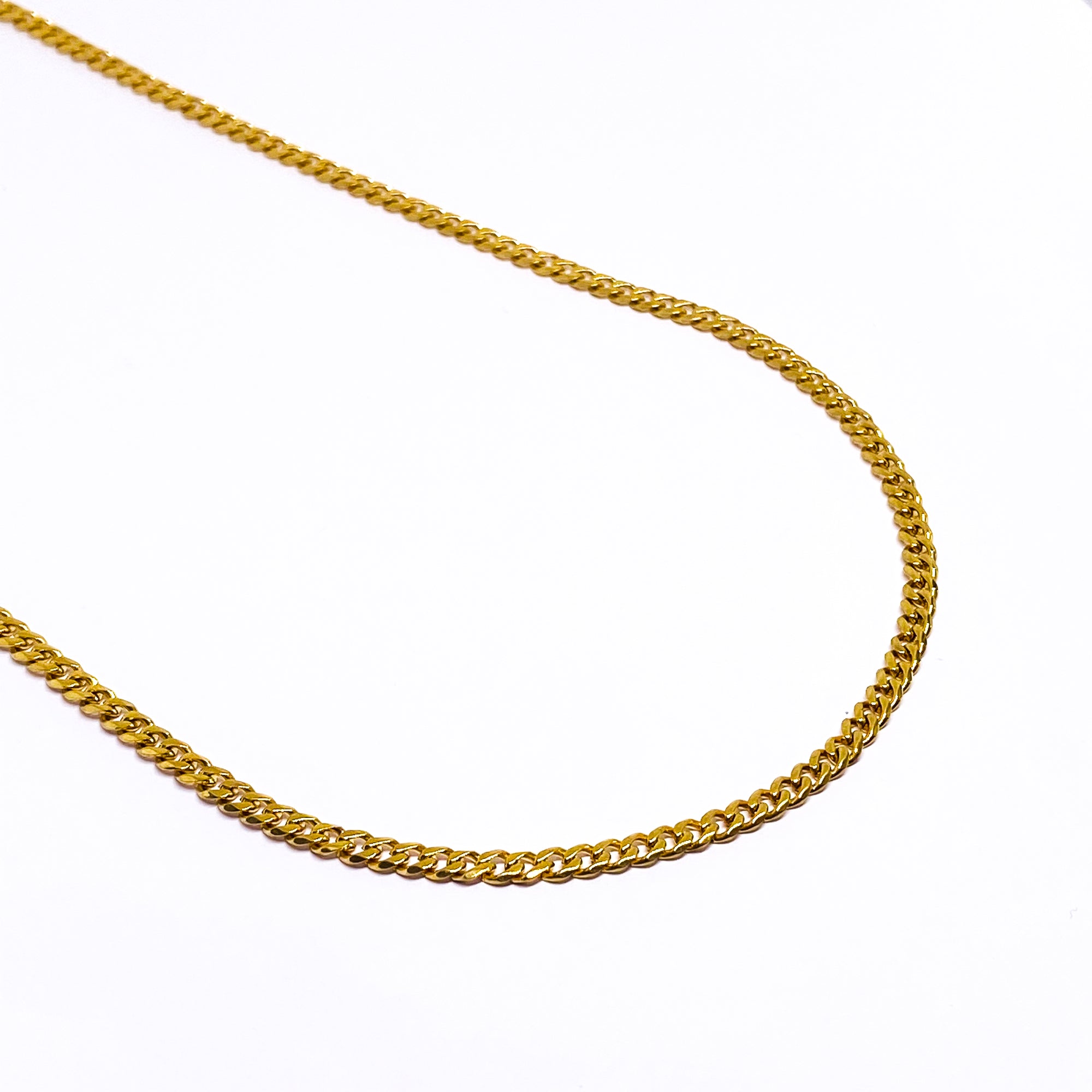 3mm Miami Cuban Chain - Gold