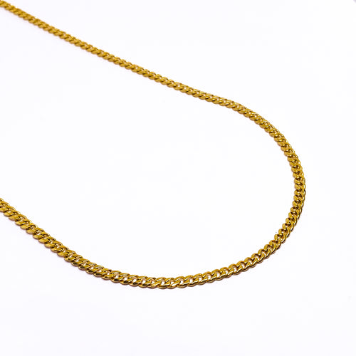 3mm Miami Cuban Chain - Gold