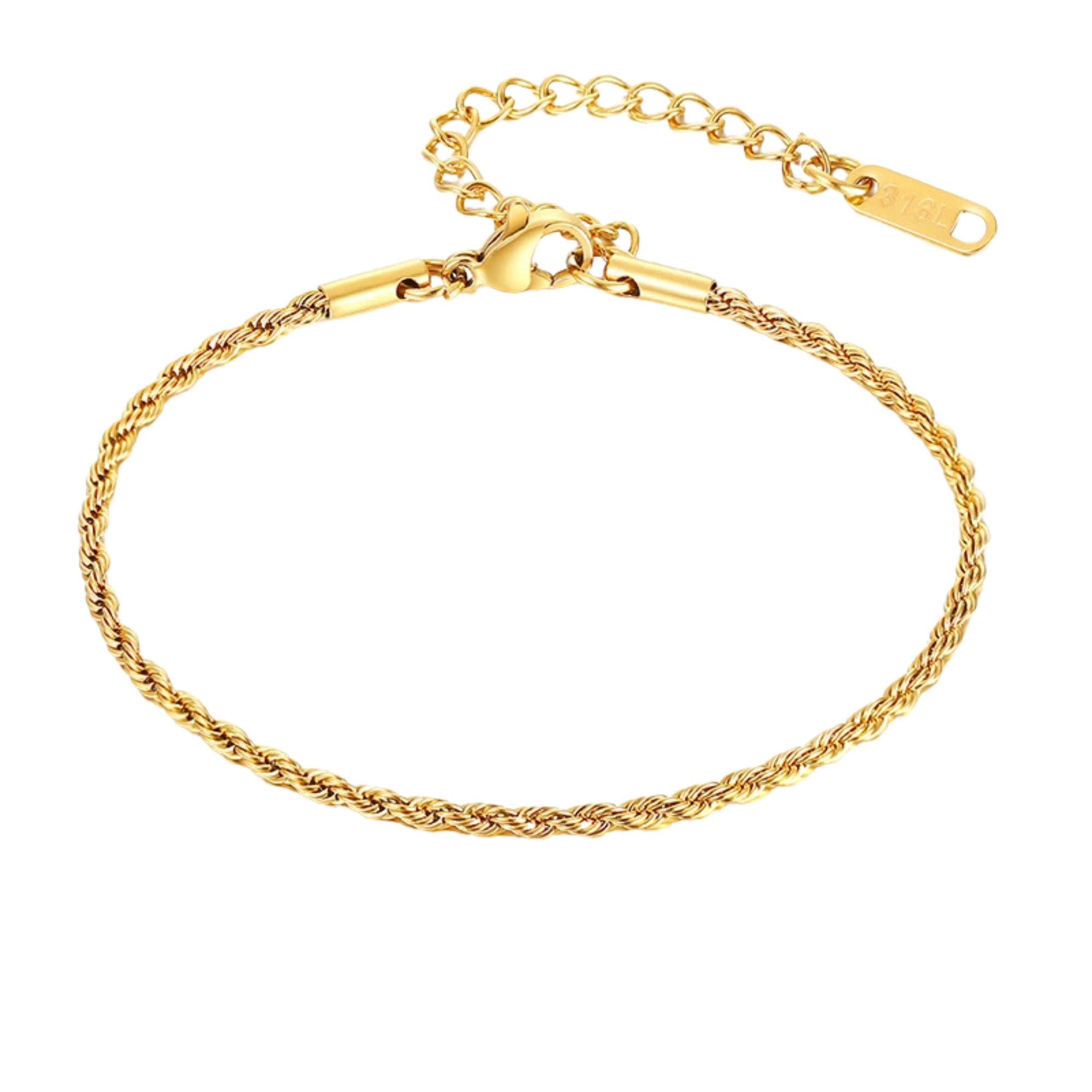 Rope Bracelet - Gold