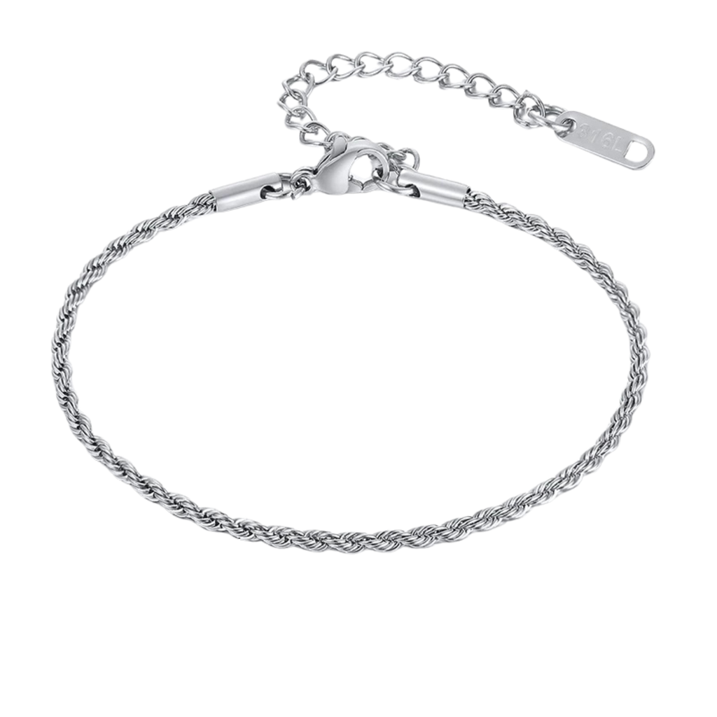 Rope Bracelet - Silver