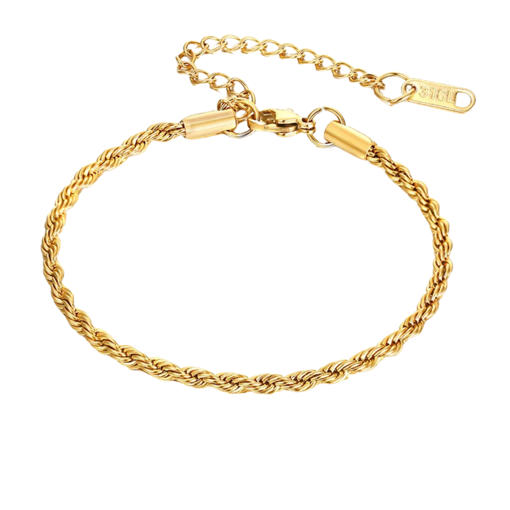 Rope Bracelet - Gold