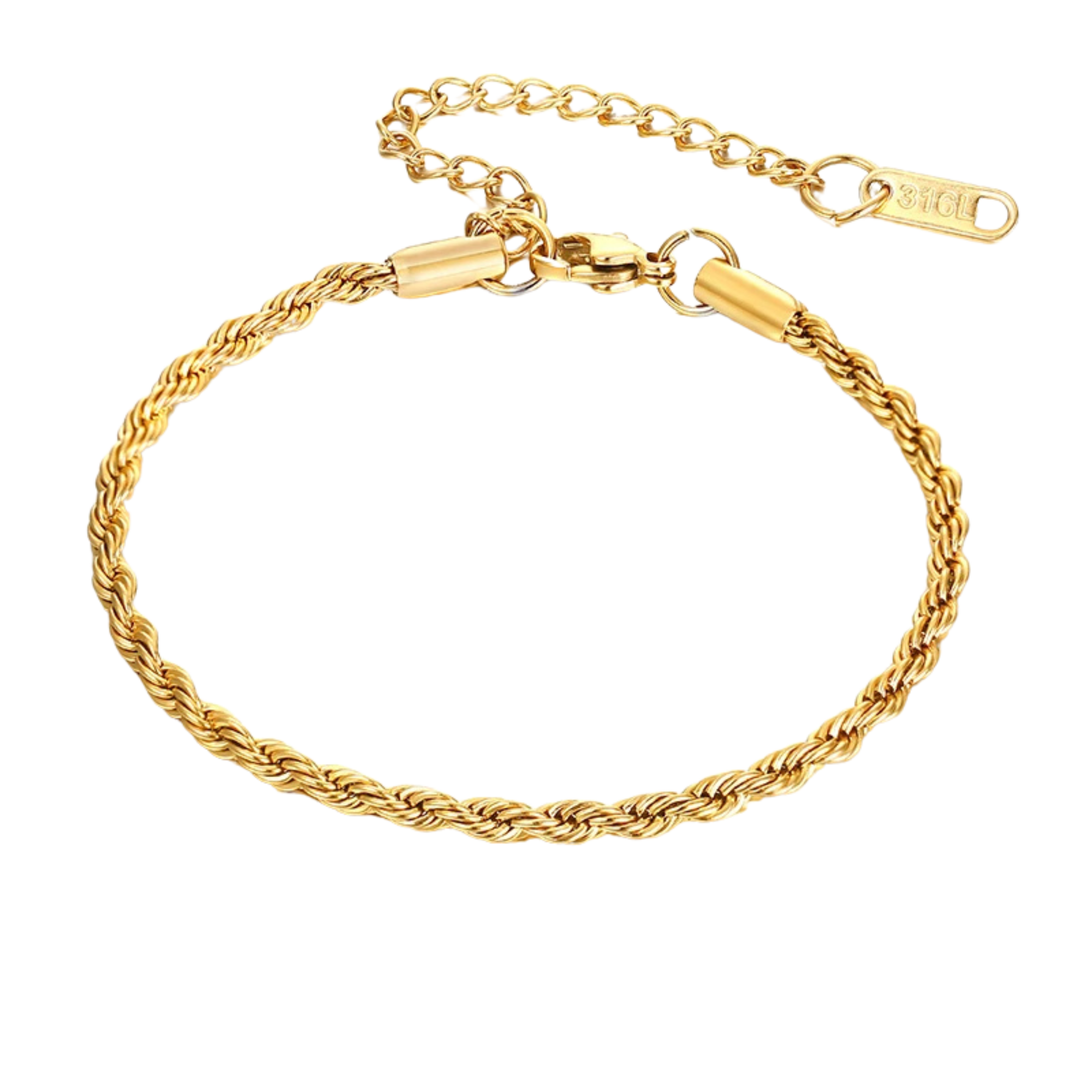 Rope Bracelet - Gold