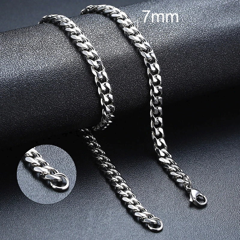 7mm Miami Cuban - Silver