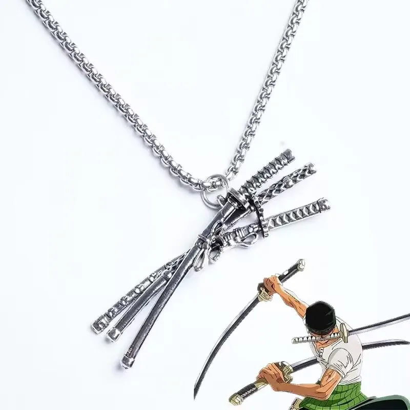 Zoro's Blades Pendant - Silver