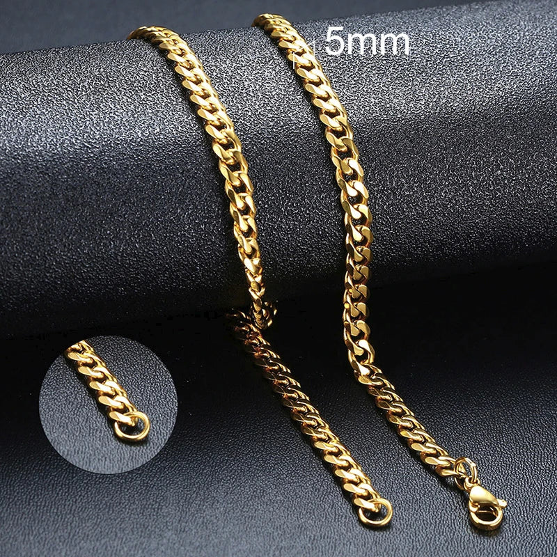 5mm Miami Cuban - Gold