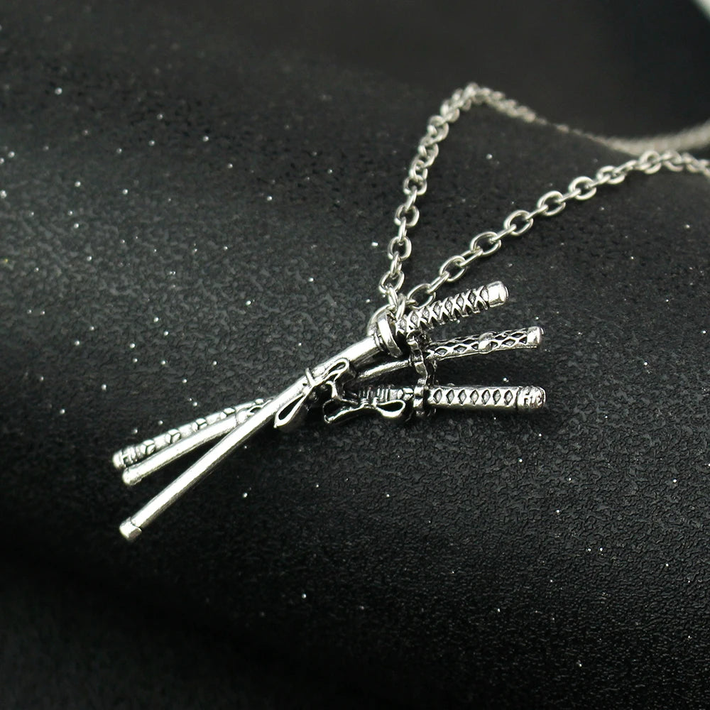 Zoro's Blades Pendant - Silver