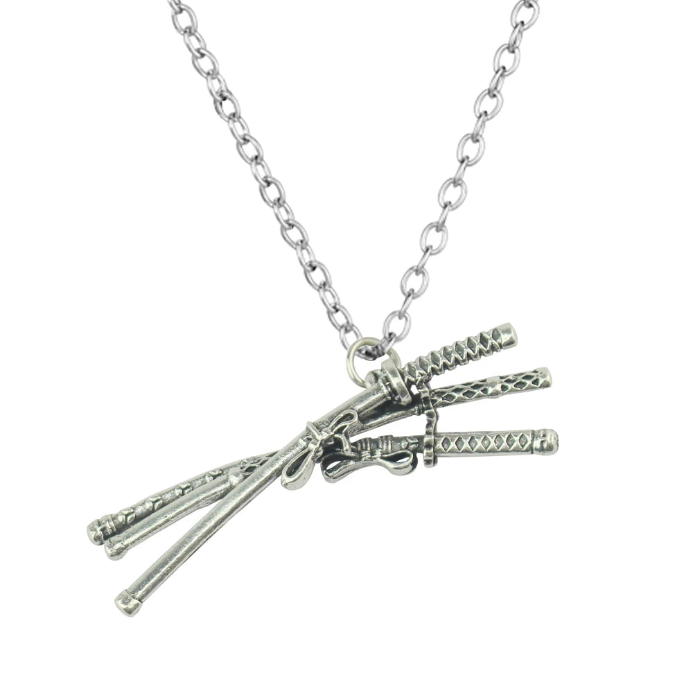 Zoro's Blades Pendant - Silver