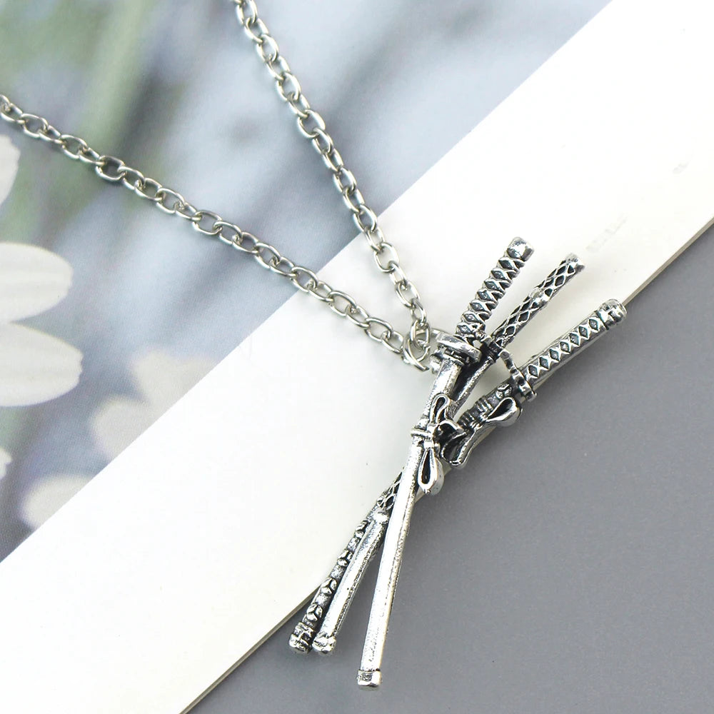 Zoro's Blades Pendant - Silver